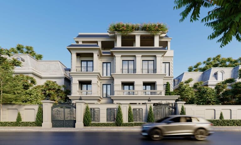 Biệt thự mini khu Hoàng Mai thiết kế hiện đại