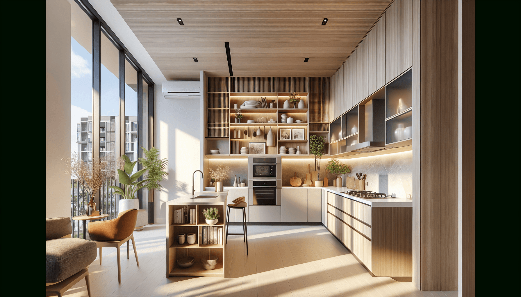 Bếp nhà phố hiện đại Cần Thơ: Giải pháp thiết kế tối ưu không gian sống